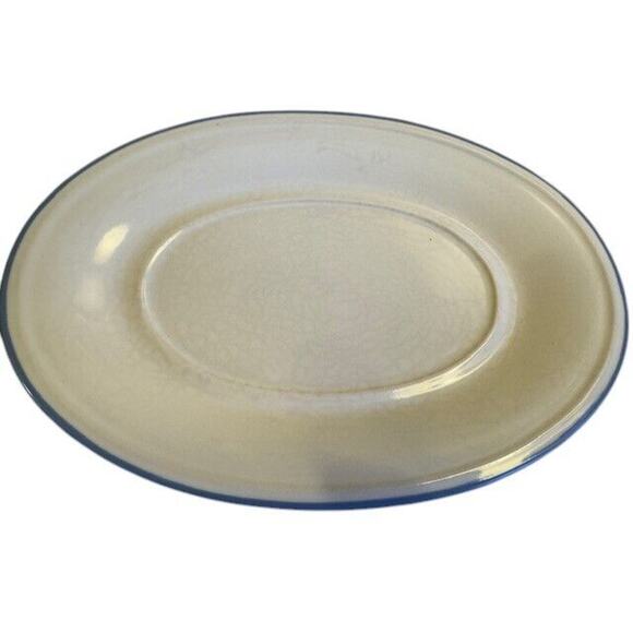 Savoir Vivre Portofino Blue Gravy Boat with Plate Vintage 3.5" JAPAN handpainted - Picture 5 of 6